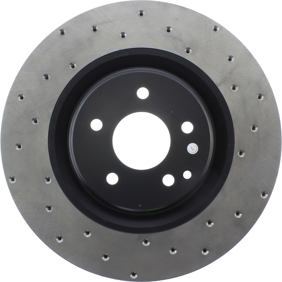 StopTech Sport Cryo Cross Drilled Brake Rotor; Rear Right