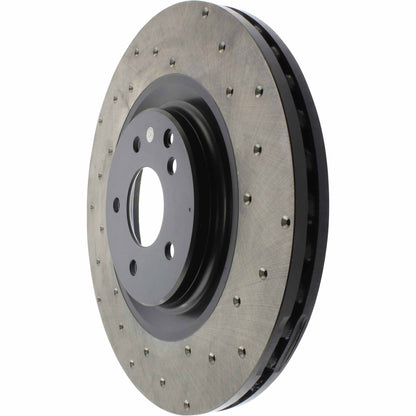 StopTech Sport Cryo Cross Drilled Brake Rotor; Rear Right