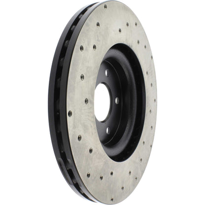 StopTech Sport Cryo Cross Drilled Brake Rotor; Rear Right