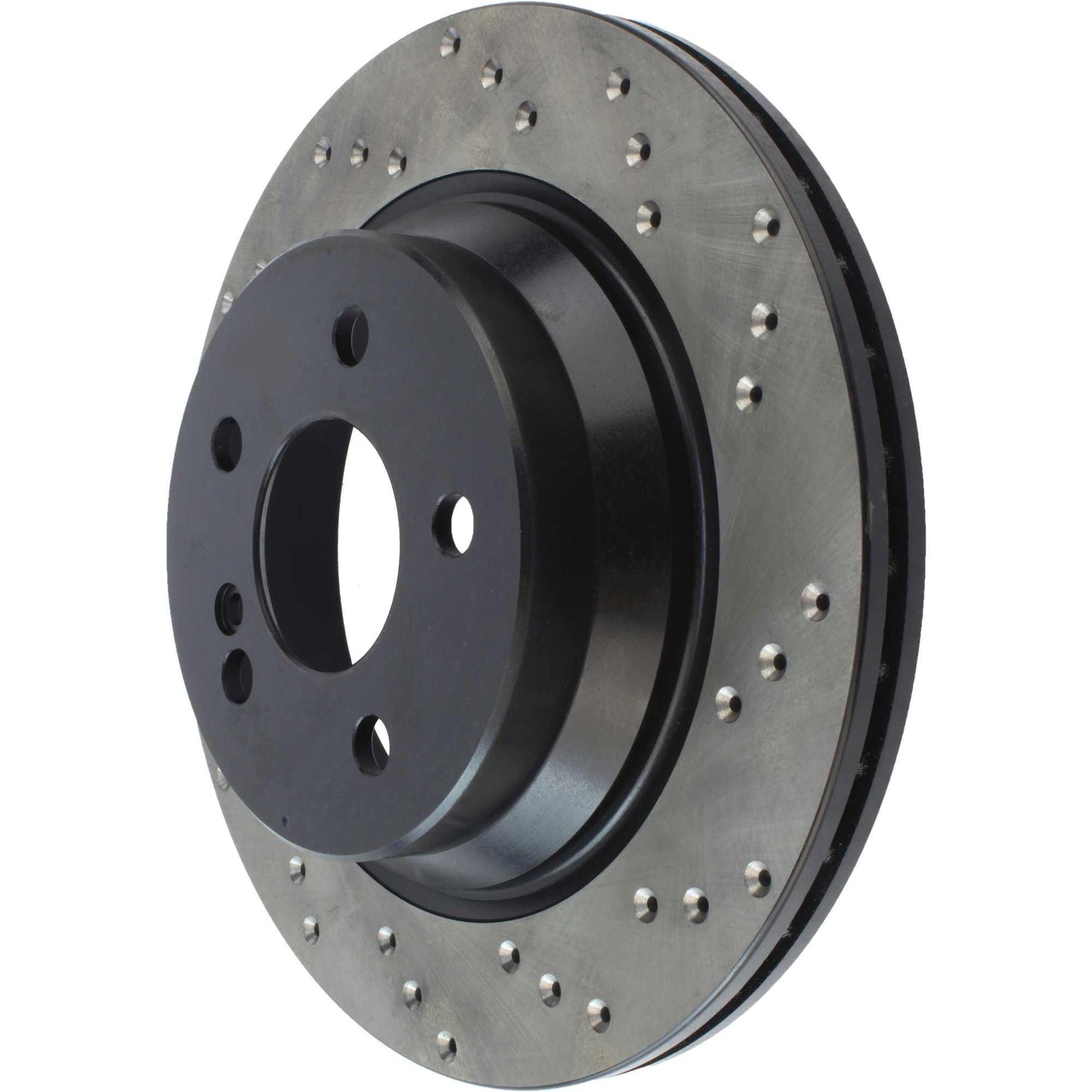 StopTech Sport Cryo Cross Drilled Brake Rotor; Rear Left