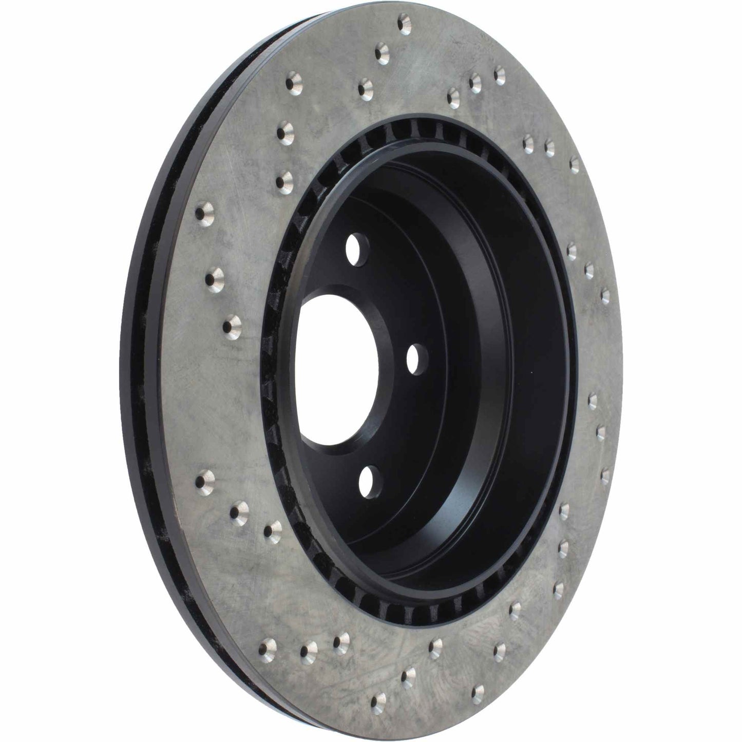 StopTech Sport Cryo Cross Drilled Brake Rotor; Rear Left