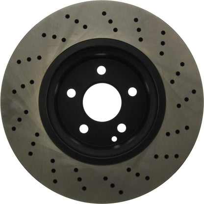 Centric Parts Disc Brake Rotor Premium OE Style Drilled with Electrocoating for 2003-2006 Mercedes-Benz CL500 S350 S430 S500 128.35064