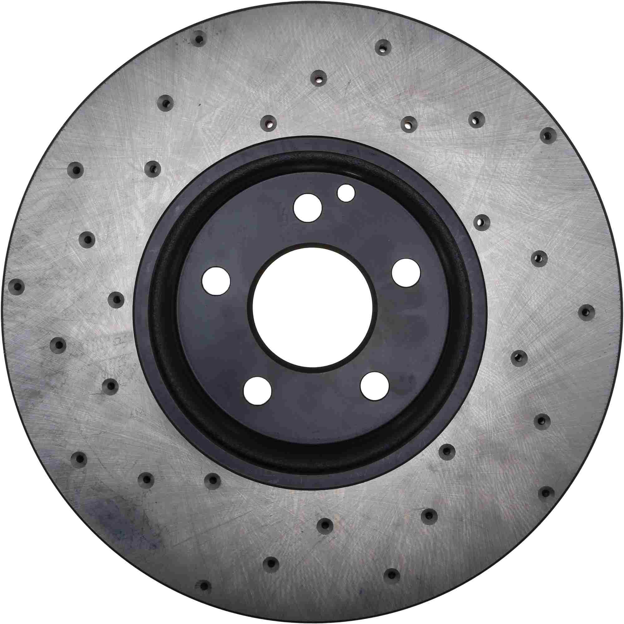 StopTech Sport Cryo Cross Drilled Brake Rotor; Front Right