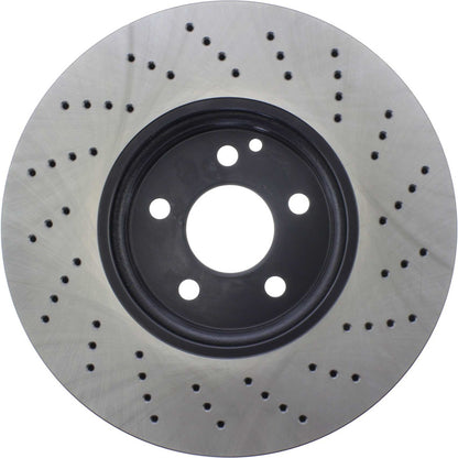 Centric Parts Disc Brake Rotor Premium OE Style Drilled for 2009-2007 Mercedes-Benz E350 2006-2004 E500 2009-2007 E550 128.35069