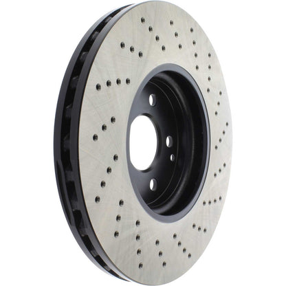 Centric Parts Disc Brake Rotor Premium OE Style Drilled for 2009-2007 Mercedes-Benz E350 2006-2004 E500 2009-2007 E550 128.35069