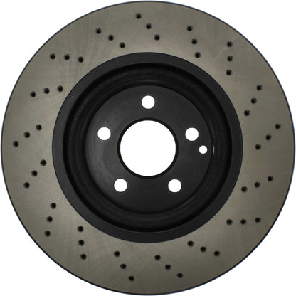 Centric Parts Disc Brake Rotor Premium OE Style Drilled with Electrocoating for 2009-2006 Mercedes-Benz E350 128.35078