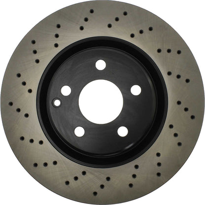 Centric Parts Disc Brake Rotor Premium OE Style Drilled with Electrocoating for 2009-2006 Mercedes-Benz E350 128.35078