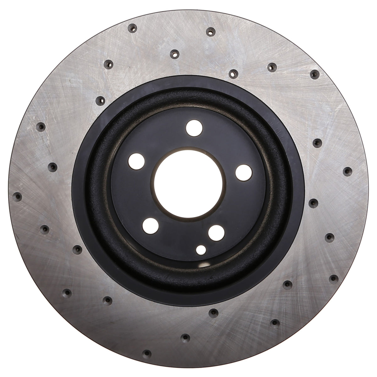 StopTech Sport Cryo Cross Drilled Brake Rotor; Front Left