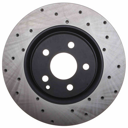 StopTech Sport Cryo Cross Drilled Brake Rotor; Front Left