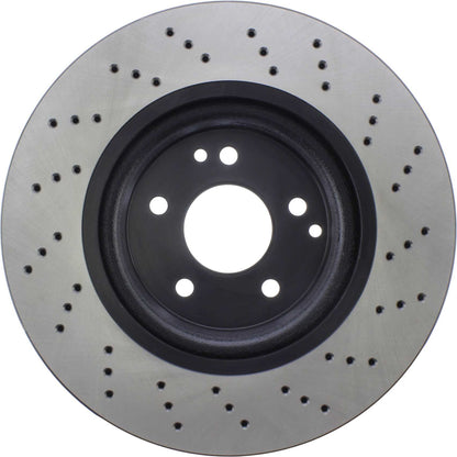 Centric Parts Disc Brake Rotor Premium OE Style Drilled with Electrocoating finish for 2004-2007 C230, 2003-2005 C320, 2008-2009 CLK350, 2006-2008 SLK280, 2009-2011 SLK300, 2005-2011 SLK350 128.35086