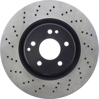 Centric Parts Disc Brake Rotor Premium OE Style Drilled with Electrocoating finish for 2004-2007 C230, 2003-2005 C320, 2008-2009 CLK350, 2006-2008 SLK280, 2009-2011 SLK300, 2005-2011 SLK350 128.35086