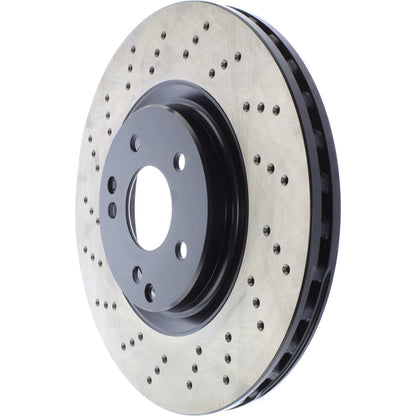 Centric Parts Disc Brake Rotor Premium OE Style Drilled with Electrocoating finish for 2004-2007 C230, 2003-2005 C320, 2008-2009 CLK350, 2006-2008 SLK280, 2009-2011 SLK300, 2005-2011 SLK350 128.35086