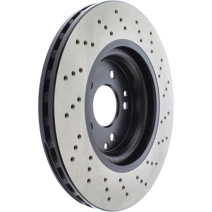 Centric Parts Disc Brake Rotor Premium OE Style Drilled with Electrocoating finish for 2004-2007 C230, 2003-2005 C320, 2008-2009 CLK350, 2006-2008 SLK280, 2009-2011 SLK300, 2005-2011 SLK350 128.35086