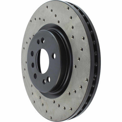 StopTech Sport Cryo Cross Drilled Brake Rotor; Rear Right
