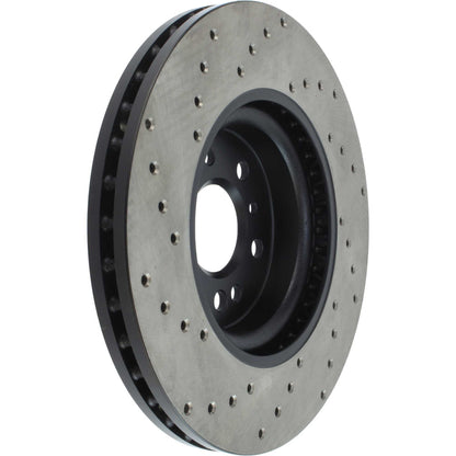 StopTech Sport Cryo Cross Drilled Brake Rotor; Rear Right