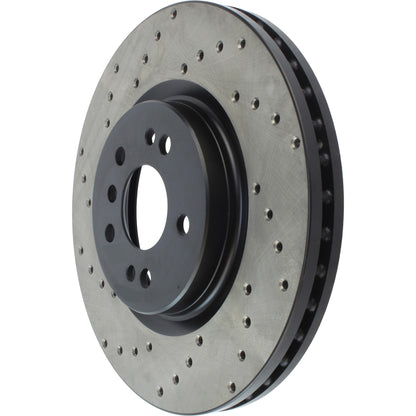 StopTech Sport Cryo Cross Drilled Brake Rotor; Rear Left