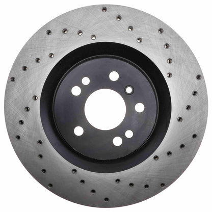 StopTech Sport Cryo Cross Drilled Brake Rotor; Front Right
