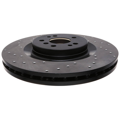 StopTech Sport Cryo Cross Drilled Brake Rotor; Rear Left