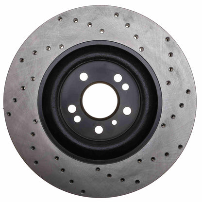 StopTech Sport Cryo Cross Drilled Brake Rotor; Rear Left