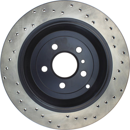StopTech Sport Cryo Cross Drilled Brake Rotor; Front Left