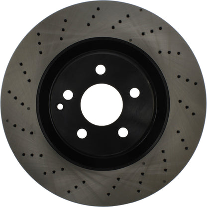 StopTech Sport Cryo Cross Drilled Brake Rotor; Rear Left