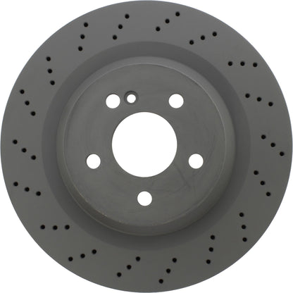 StopTech Sport Cryo Cross Drilled Brake Rotor; Front Left