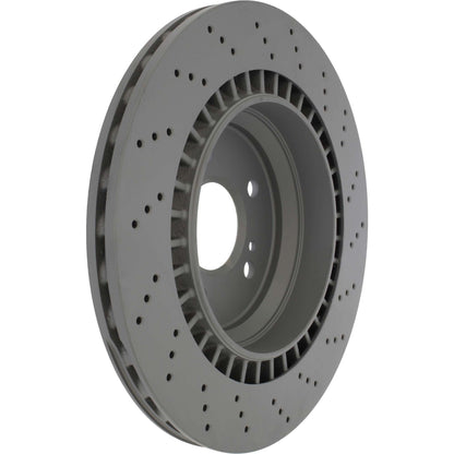 StopTech Sport Cryo Cross Drilled Brake Rotor; Front Left
