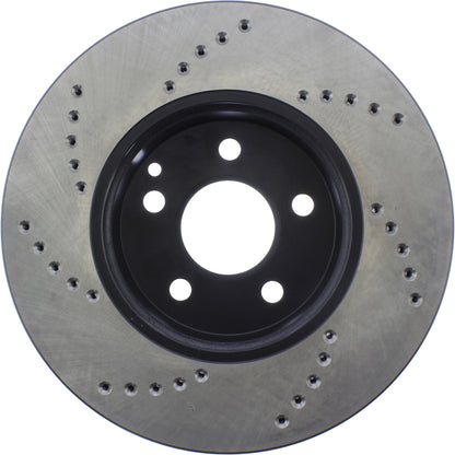 StopTech Sport Cryo Cross Drilled Brake Rotor; Front Right