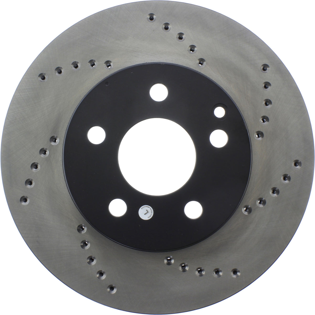 StopTech Sport Cryo Cross Drilled Brake Rotor; Front Right