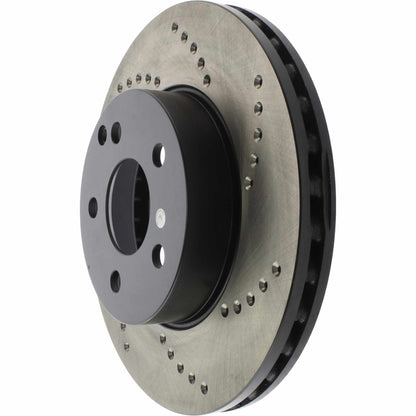 StopTech Sport Cryo Cross Drilled Brake Rotor; Front Right