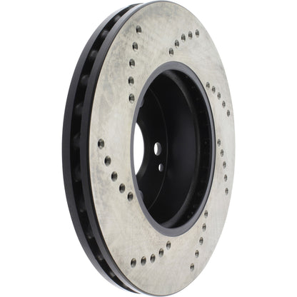 StopTech Sport Cryo Cross Drilled Brake Rotor; Front Right