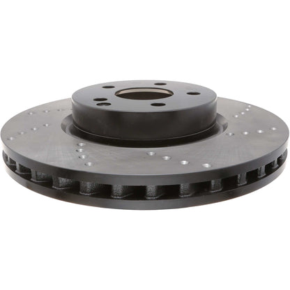 StopTech Sport Cryo Cross Drilled Brake Rotor; Rear Left