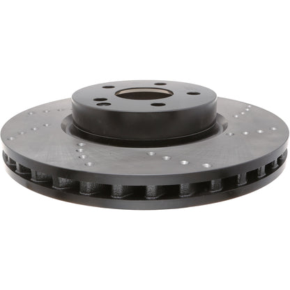 StopTech Sport Cryo Cross Drilled Brake Rotor; Rear Left