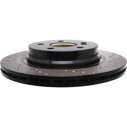StopTech Sport Cryo Cross Drilled Brake Rotor; Rear Left