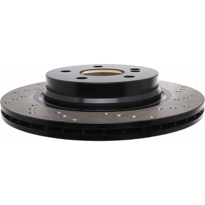 StopTech Sport Cryo Cross Drilled Brake Rotor; Rear Left