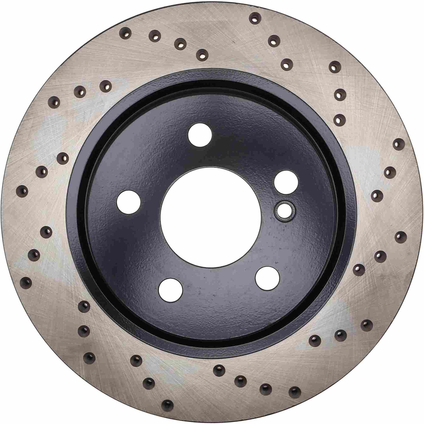 StopTech Sport Cryo Cross Drilled Brake Rotor; Rear Left