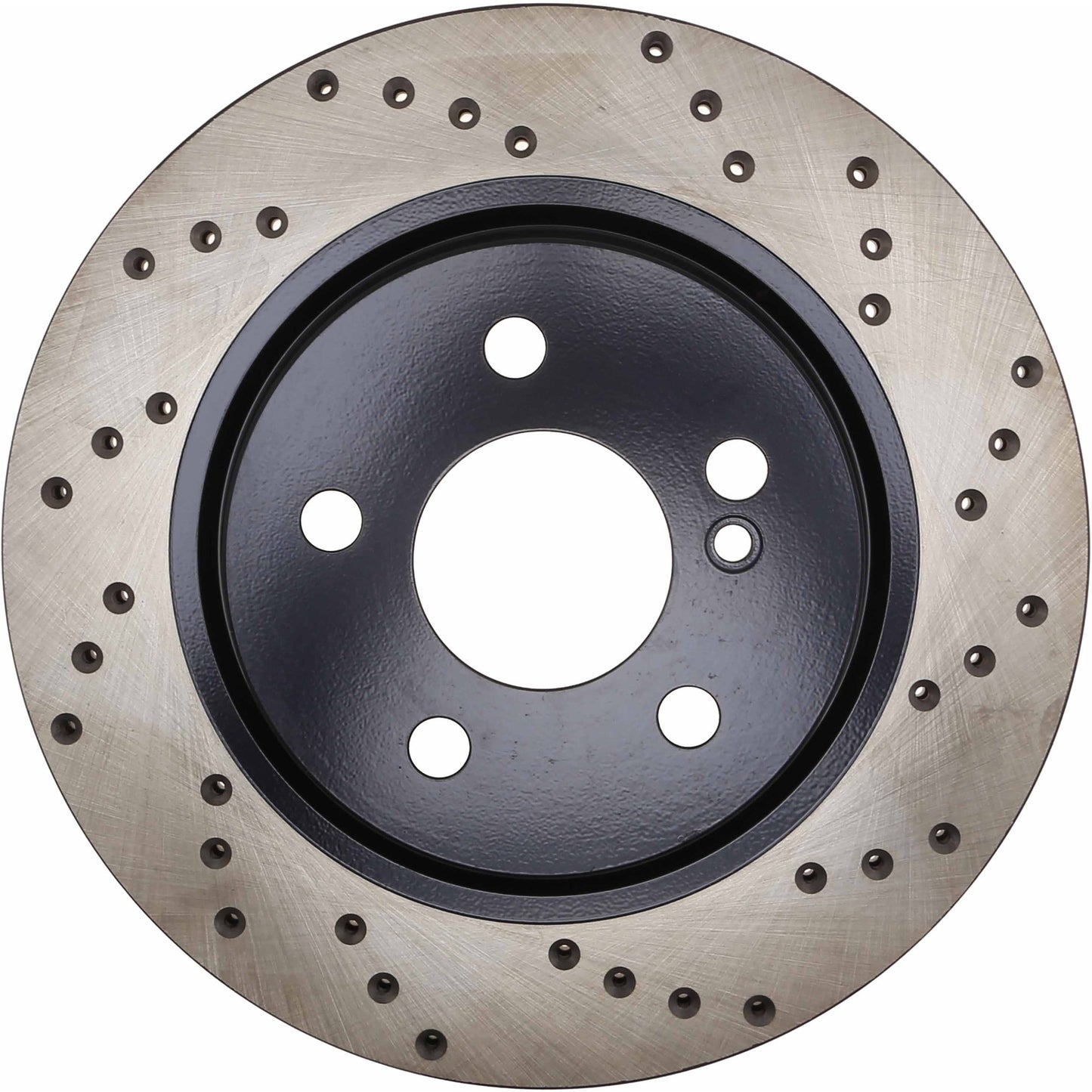 StopTech Sport Cryo Cross Drilled Brake Rotor; Rear Left