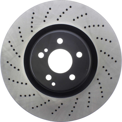 Stoptech Centric 08-17 (Does Not Fit 18+) Mercedes C63 AMG Drilled Front OE Design Brake Rotor 128.35118