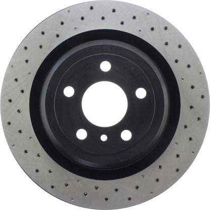 Stoptech Centric 12-15 Mercedes-Benz ML550 Drilled OE Design Rear Brake Rotor 128.35127