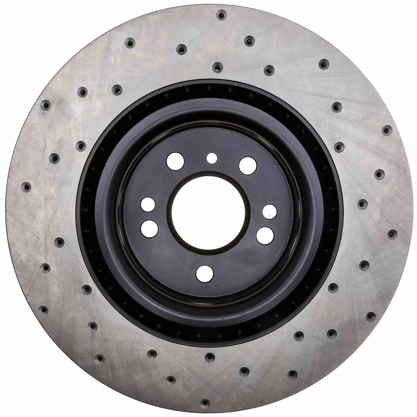 StopTech Sport Cryo Cross Drilled Brake Rotor; Front Left