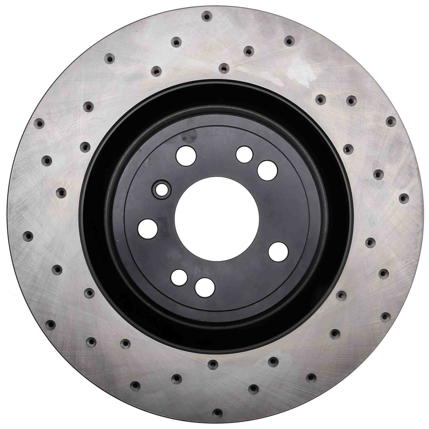 StopTech Sport Cryo Cross Drilled Brake Rotor; Front Left