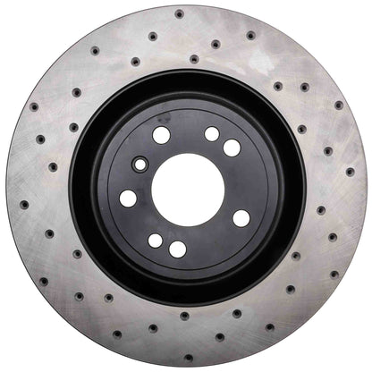 StopTech Sport Cryo Cross Drilled Brake Rotor; Front Left