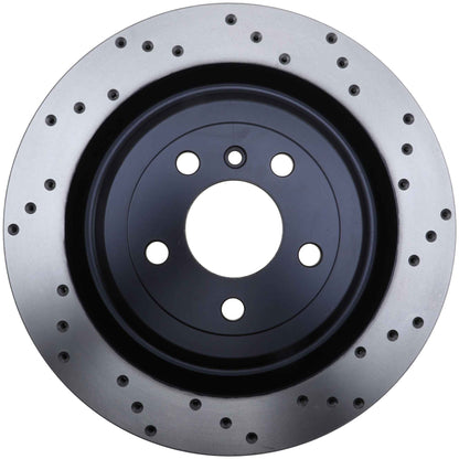 StopTech Sport Cross Drilled Brake Rotor - Front Left 128.35147L