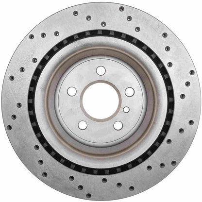 StopTech Sport Cross Drilled Brake Rotor - Front Right 128.35147R