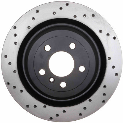 StopTech Sport Cross Drilled Brake Rotor - Front Right 128.35147R