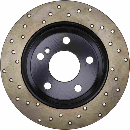 StopTech Sport Cross Drilled Brake Rotor - Rear Right 128.35149R