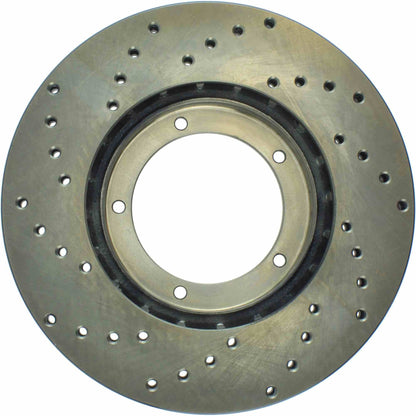StopTech Sport Cryo Cross Drilled Brake Rotor; Front Left