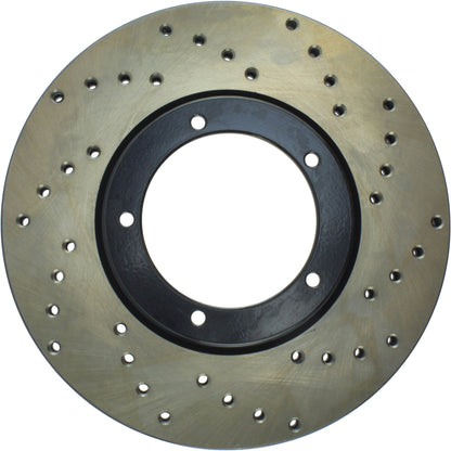StopTech Sport Cryo Cross Drilled Brake Rotor; Front Left