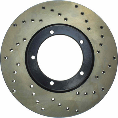 StopTech Sport Cryo Cross Drilled Brake Rotor; Front Left