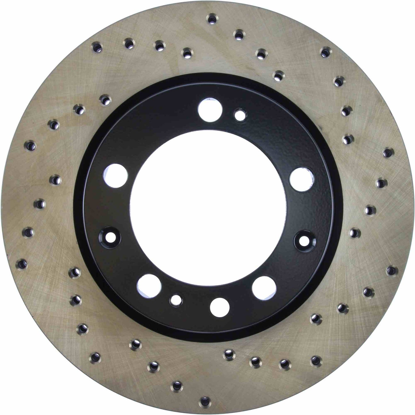 StopTech 90-91 Porsche 944 (Exc Turbo)/92-95 968 (Exc Sport) Drilled Left Front Rotor 128.37021L